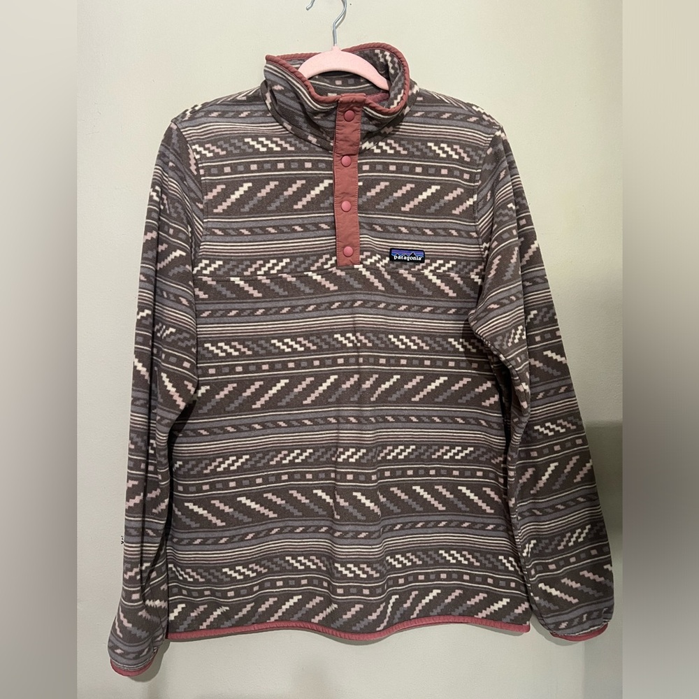 Patagonia women’s micro D snap-T pullover XL
